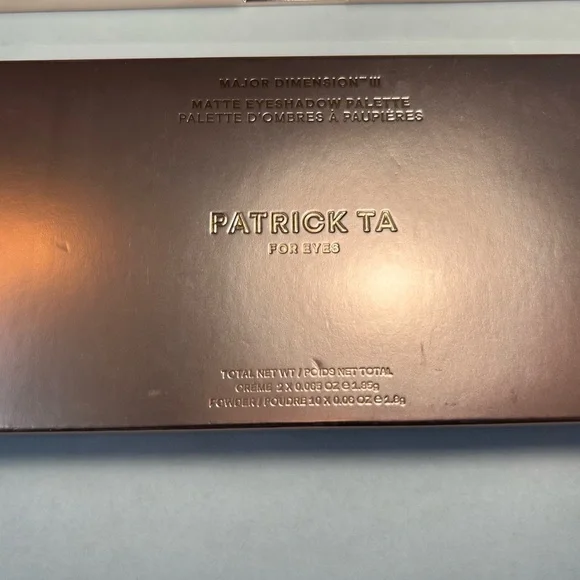 NWT🌷Patrick Ta Major Dimension III Matte Eyeshadow Palette - Picture 4 of 6